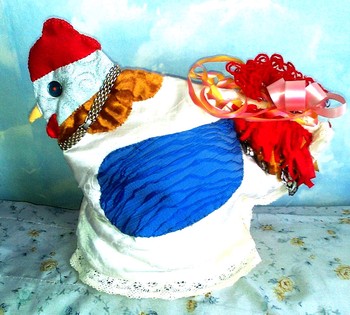 Петушок на чайник